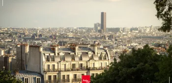 Quartier Montparnasse vue sur la Tour