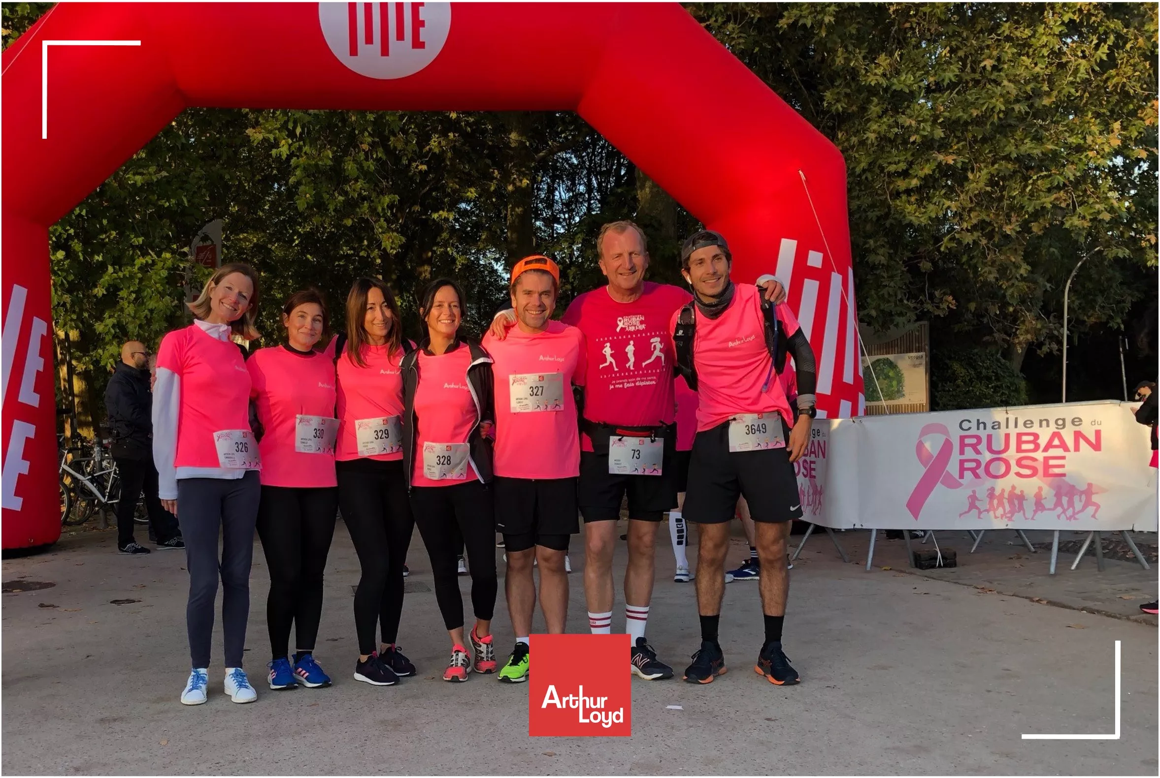 Course Arthur Loyd Lille Octobre Rose