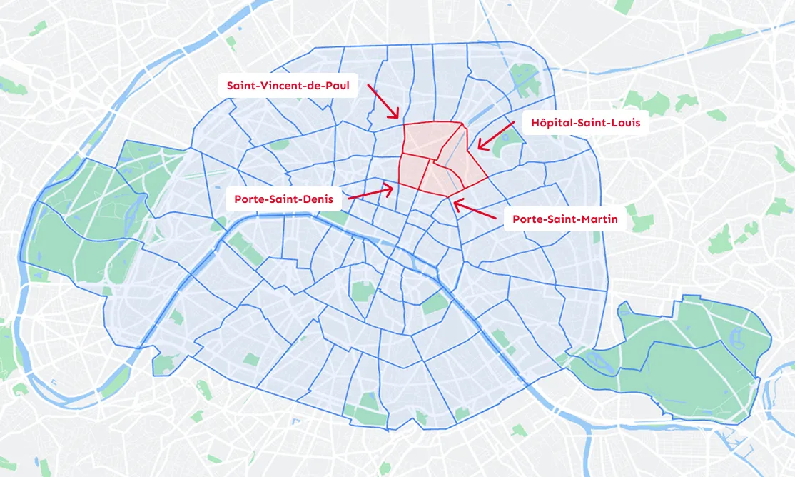 Quartiers Paris 10