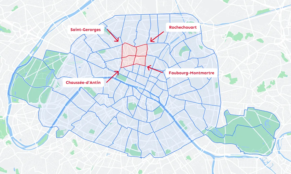 Quartiers Paris 9