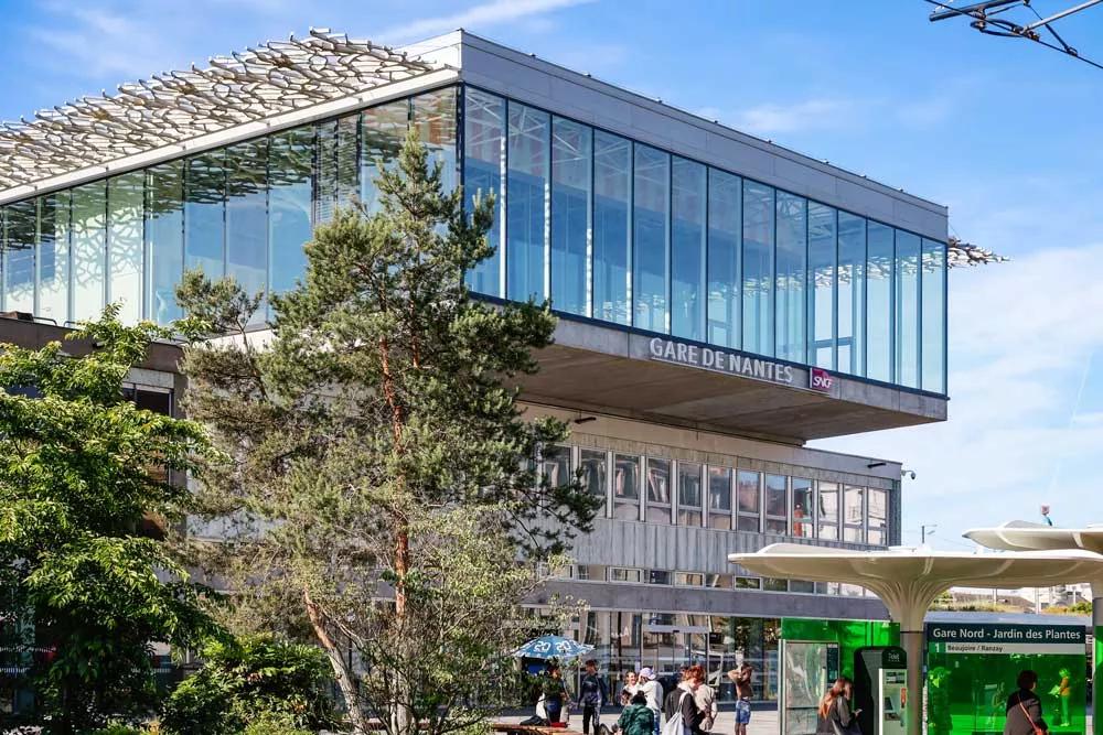 Vue Gare de nantes
