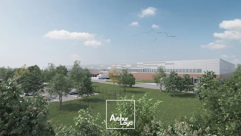A 25 km de Rouen, plateforme logistique de 37 276 m² en cours de construction