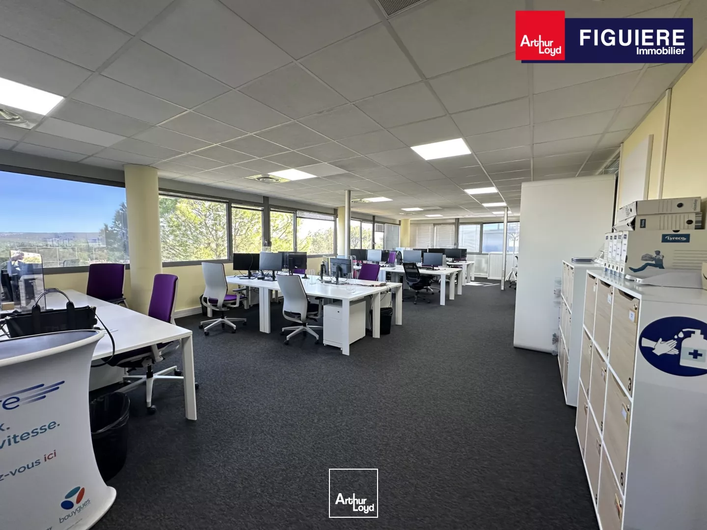 GRAND PLATEAU DE BUREAUX A LOUER AMENAGE