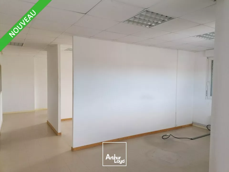 À LOUER  BUREAUX 45 m² à 200 m²  VALENCE, ZONE FRANCHE URBAINE