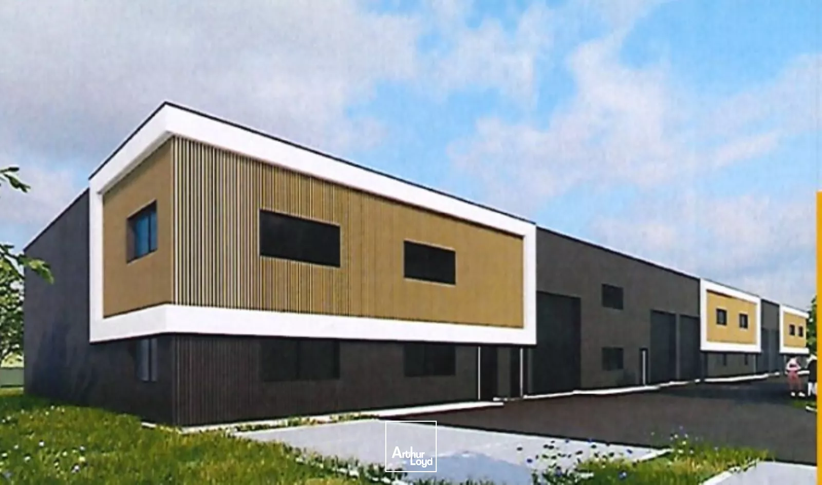 BÂTIMENT D'ACTIVITE NEUF - 1741 m2 DIVISIBLE EN 5 LOTS - SAINT-QUENTIN.