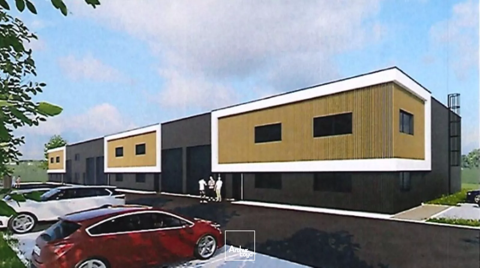 BÂTIMENT D'ACTIVITE NEUF - 1741 m2 DIVISIBLE EN 5 LOTS - SAINT-QUENTIN.