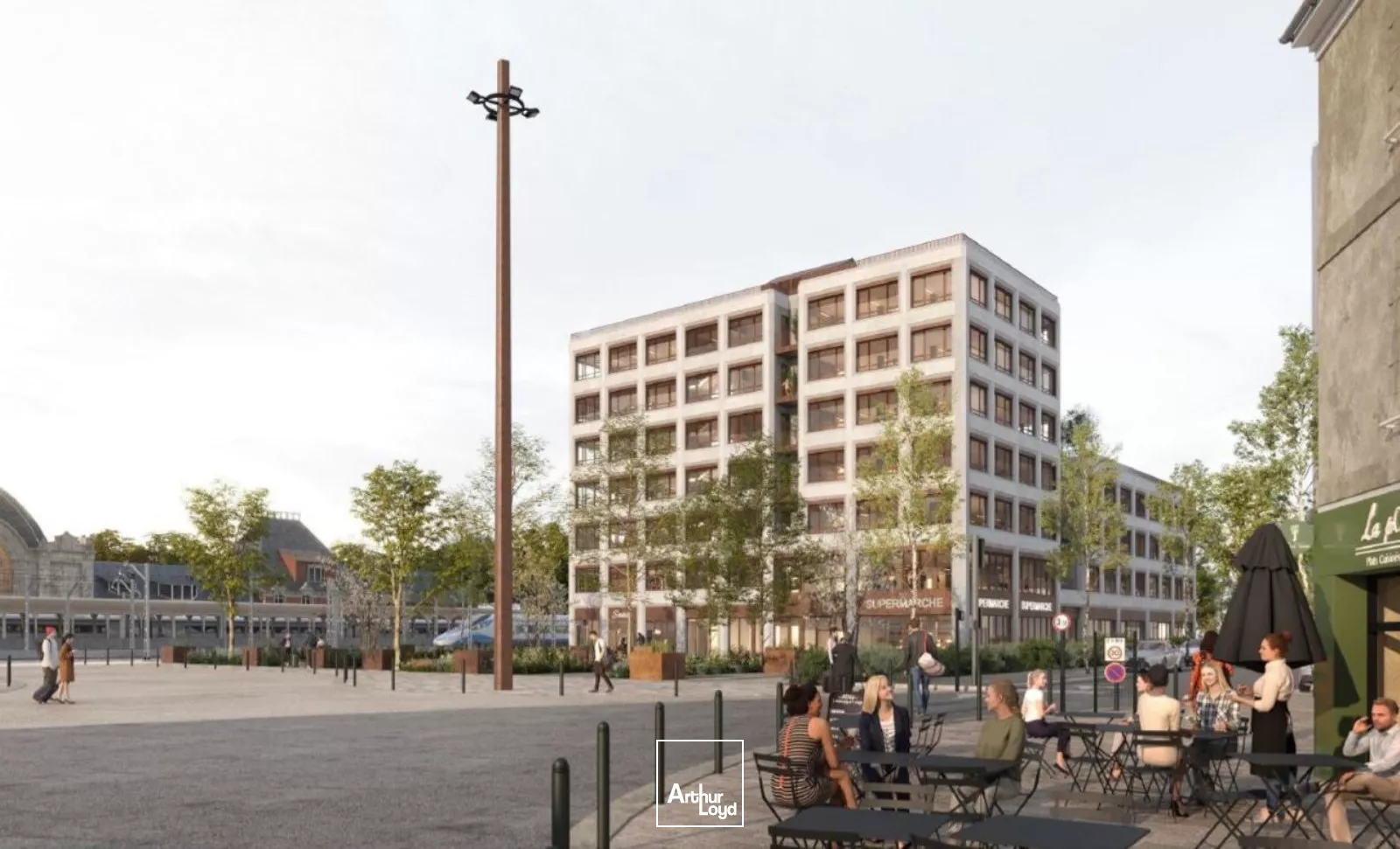 PLATEAUX DE BUREAUX A VENDRE A LOUER GARE SNCF DE SAINT BRIEUC