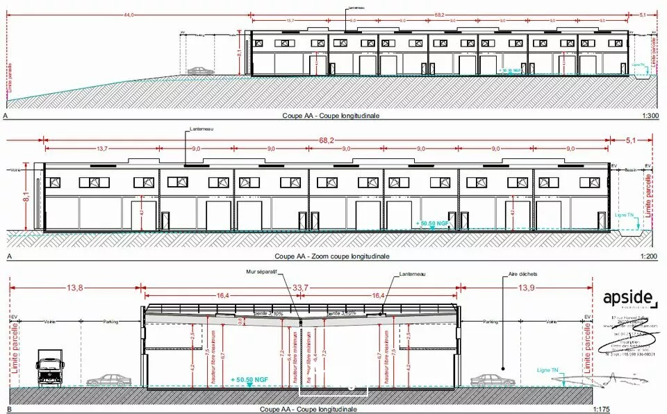A VENDRE LOCAUX D'ACTIVITE NEUF AVEC ZONE BUREAUX ET STOCKAGE ZONE INDUSTRIELLE NORD CHATELLERAULT (86)