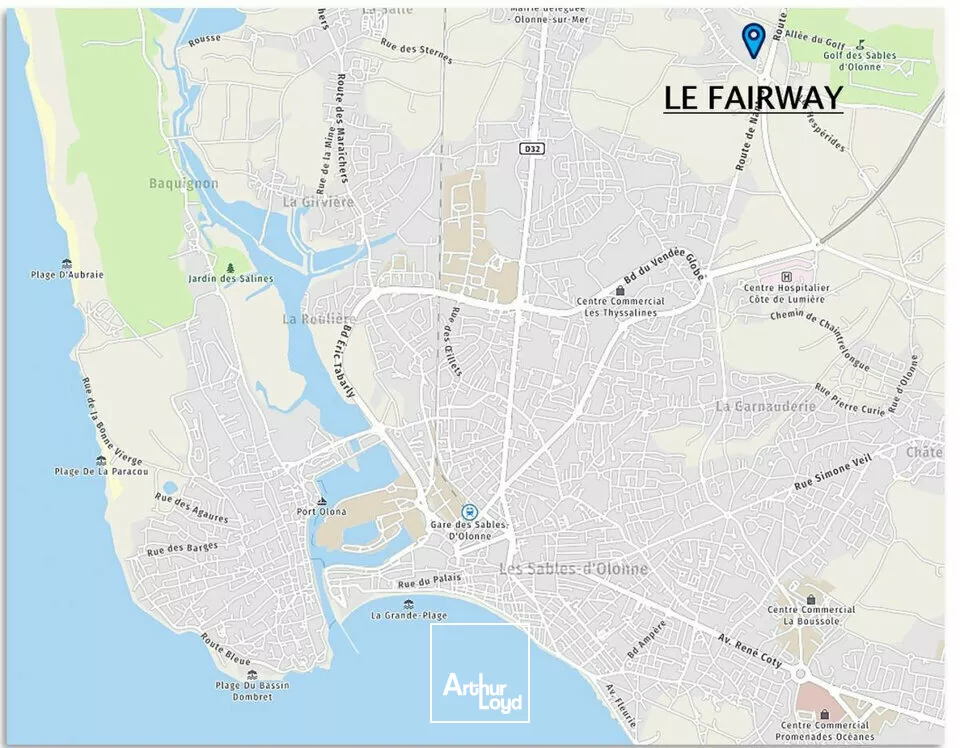 A LOUER BUREAUX NEUFS A PARTIR DE 88 M² - SUR AXE PASSANT - LES SABLES D'OLONNE 