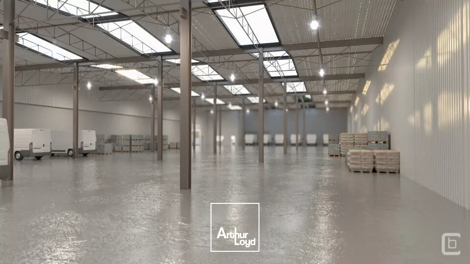 TOURS OUEST MENNETON - A LOUER LOCAL D'ACTIVITES REHABILITE 2 308 M² TERRAIN 3 100 M²