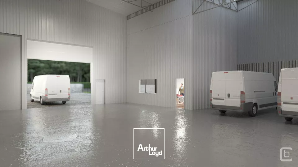 TOURS OUEST MENNETON - A LOUER LOCAL D'ACTIVITES REHABILITE 2 308 M² TERRAIN 3 100 M²