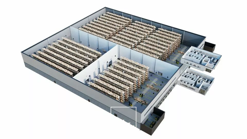 TOURS SUD - SORIGNY ISOPARC - A10 - A LOUER BÄTIMENT LOGISTIQUE 13 280 M² DIVISIBLE