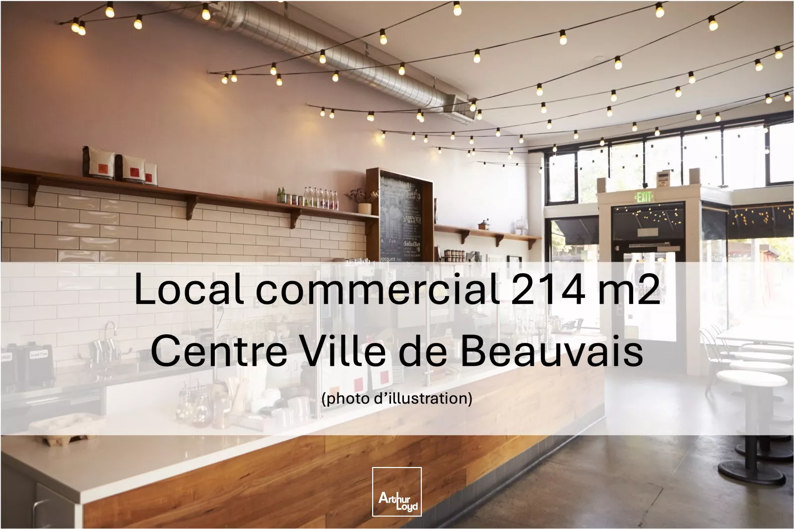 LOCAL COMMERCIAL - 214 m2 - À LOUER - BEAUVAIS CENTRE VILLE