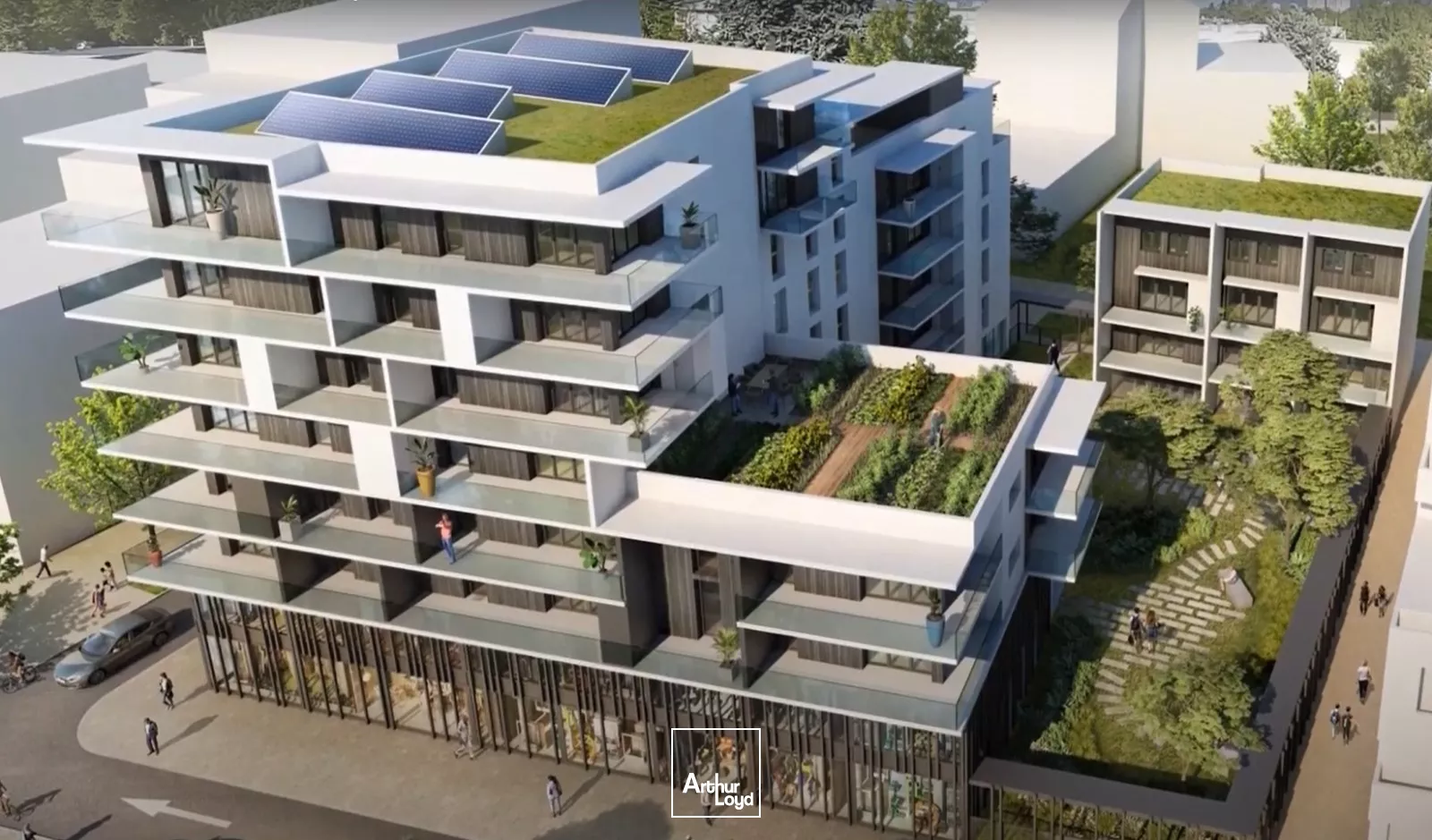 BUREAUX ET COMMERCE A VENDRE LE PONT DE CLAIX 676M²