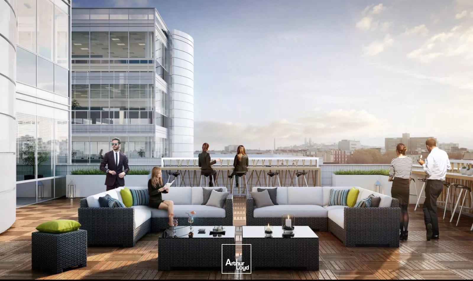 Gennevilliers - Bureaux modernes et rénovés - Proximité du Métro 13