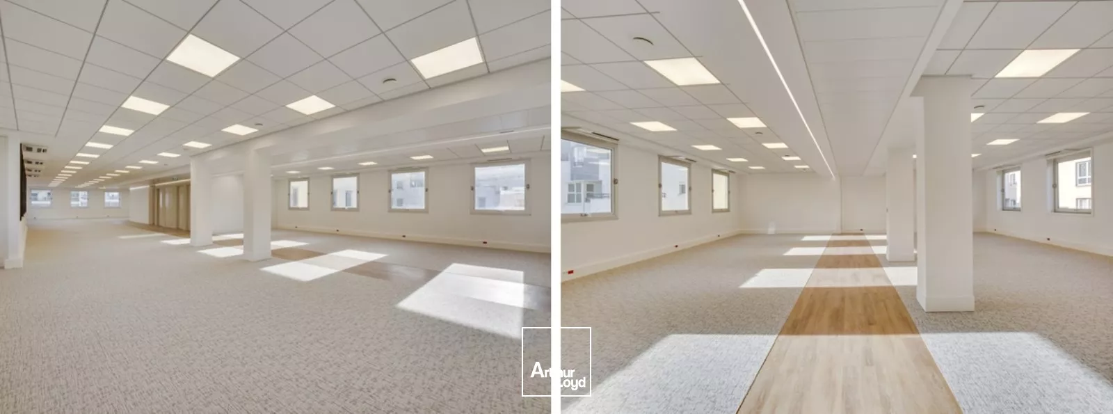 A proximité de l'Esplanade de la Défense, bureaux triple exposition à acquérir