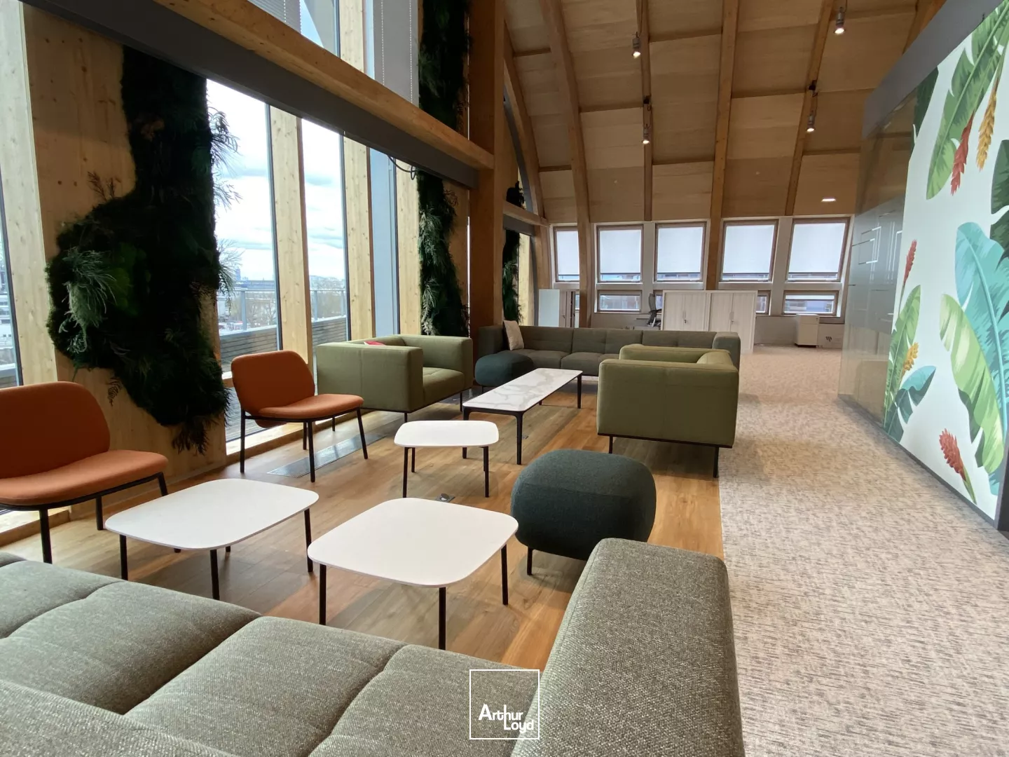 Bureaux neufs avec vue sur la Seine - Nombreux services dernière génération - Espace extérieur