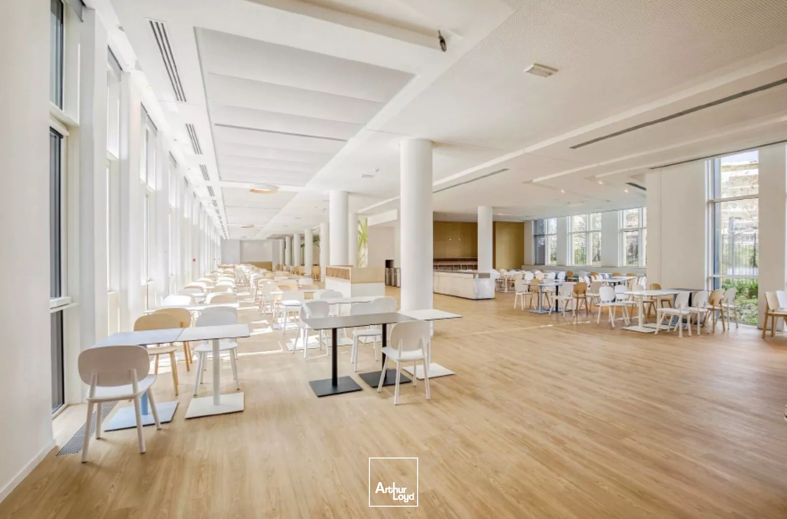 Bureaux rénovés avec jardin, à louer à Colombes