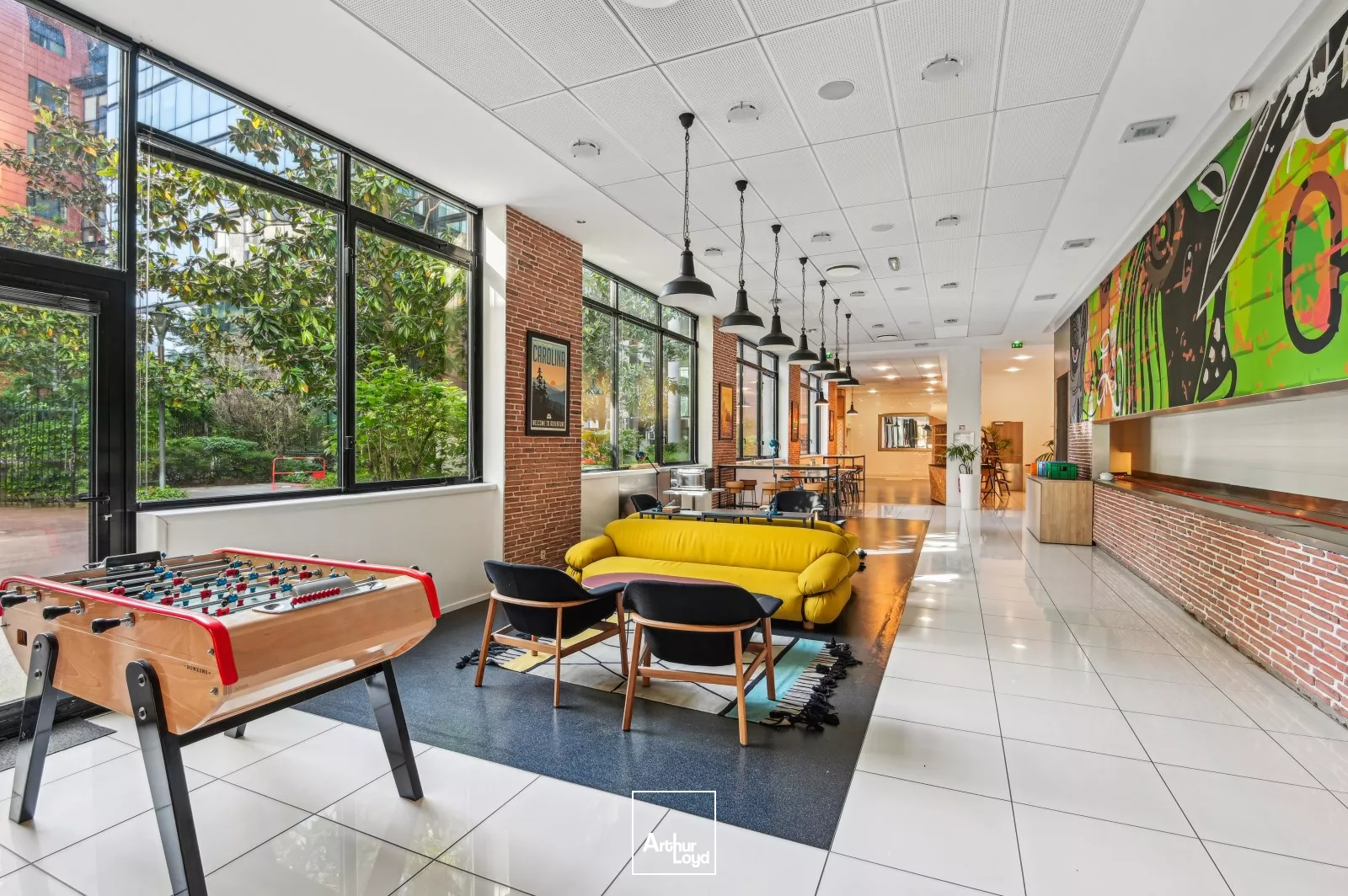 Asnières sur Seine - Vastes plateaux de bureaux ergonomiques et ultra-lumineux à louer - Immeuble serviciel de standing