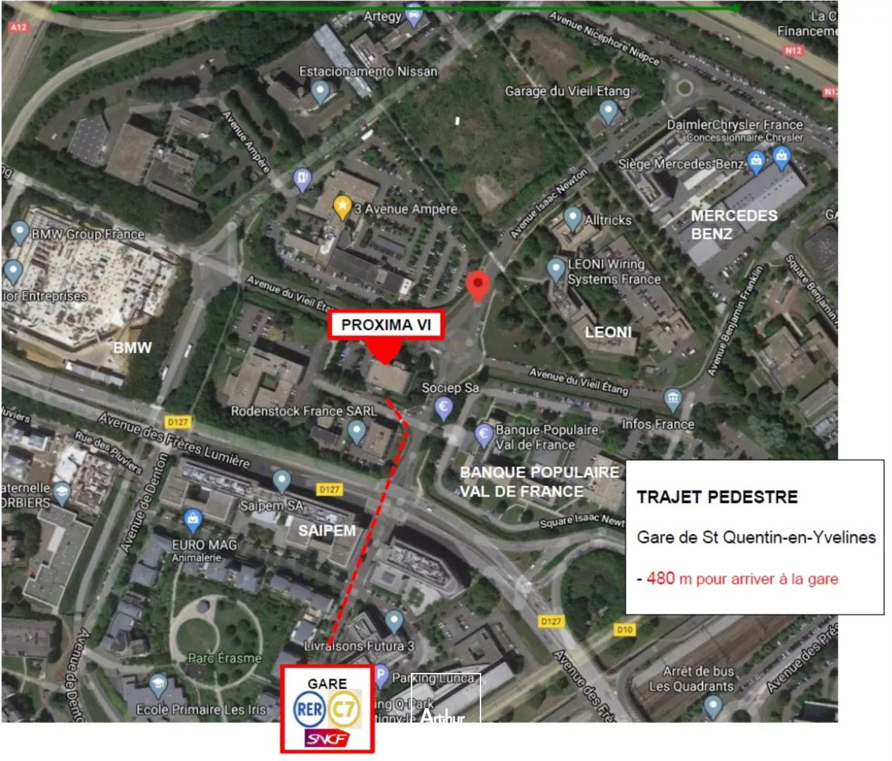 Bureaux en location à Montigny-le-Bretonneux