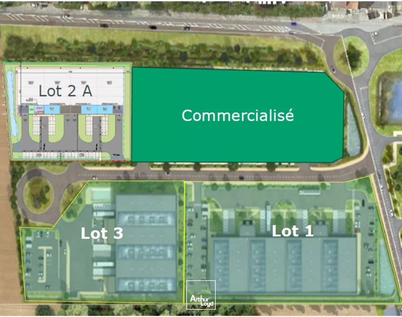 Survilliers : locaux d'activité à construire innovants 11 808 m² - Disponibles vente ou location, proche A1 & RER