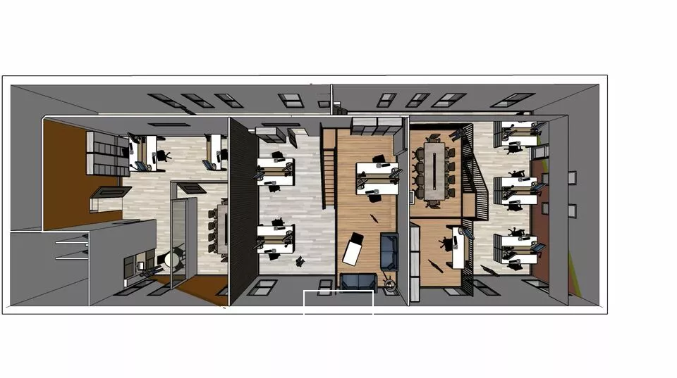 A LOUER - LE HAVRE SUD - BUREAUX - 452 m² divisibles à partir de 89 m² - REFAITS À NEUF
