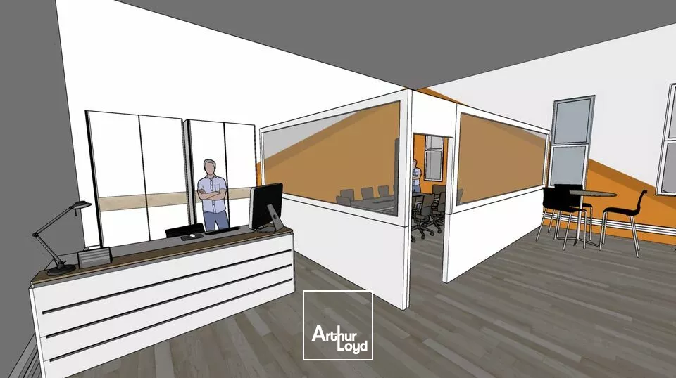 A LOUER - LE HAVRE SUD - BUREAUX - 452 m² divisibles à partir de 89 m² - REFAITS À NEUF