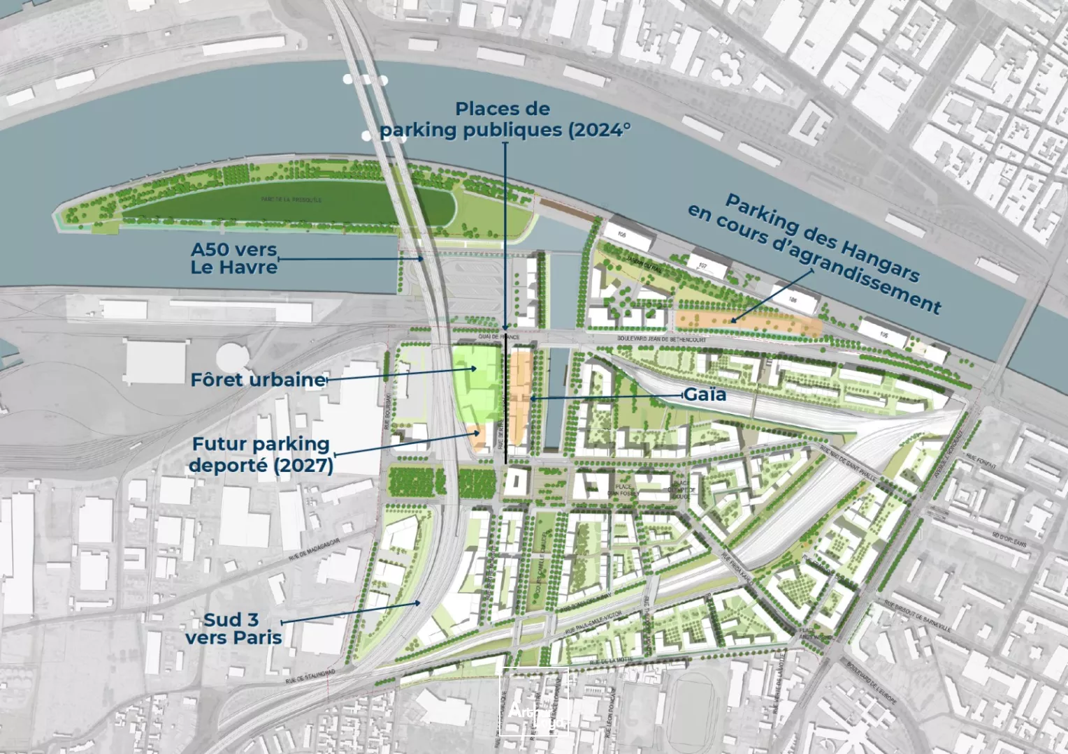 bureau disponible avec vue imprenable sur Rouen 