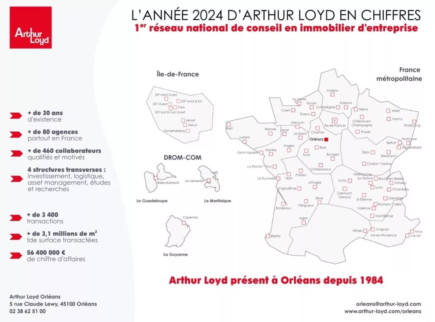 Bureaux lumineux au sud d'Orléans - accès immédiat RD2020 - A louer 157 m2 !