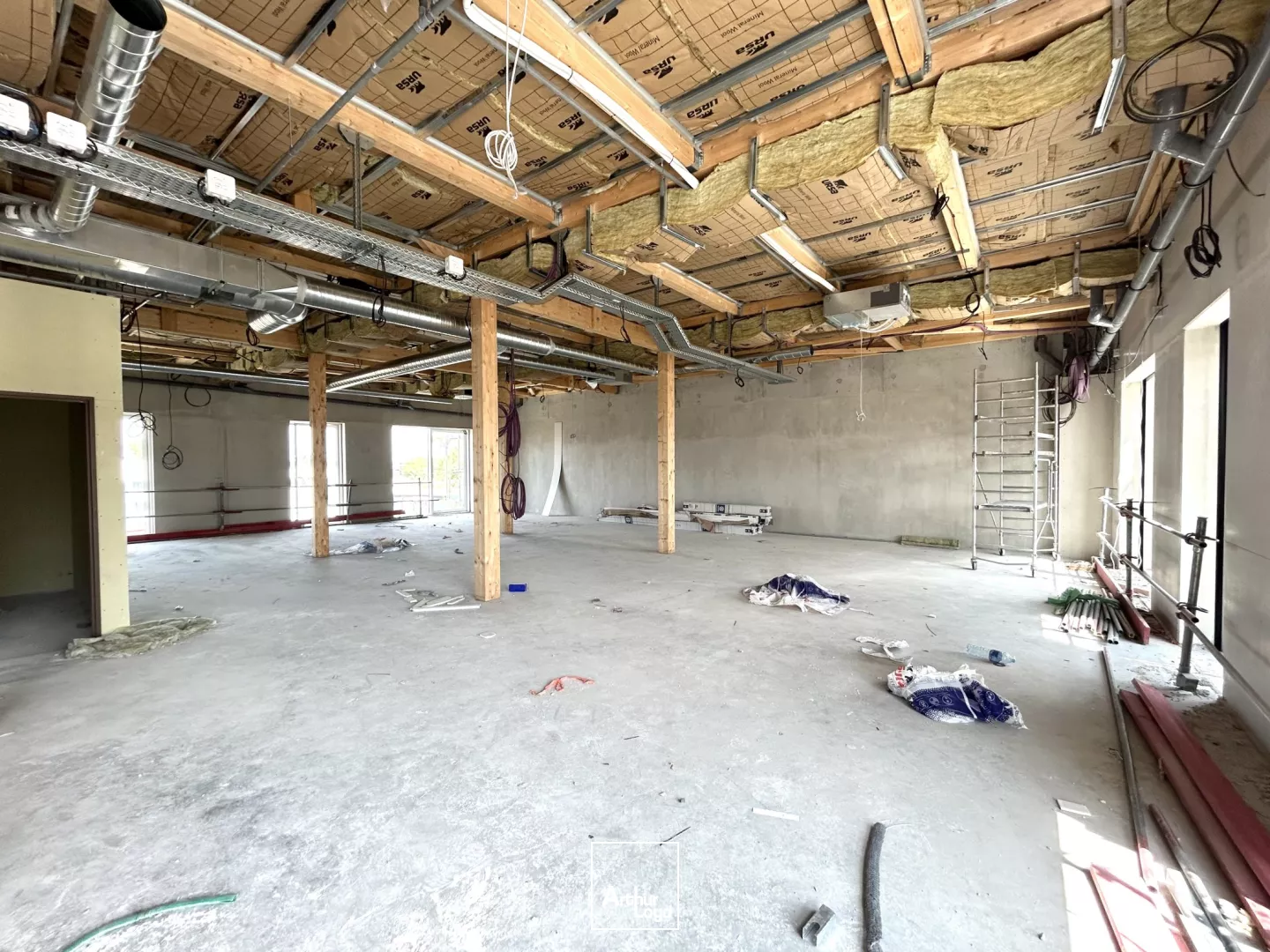 Programme LA GOUTTE D'EAU - Bureaux neufs en cours de construction à vendre - Bruges quartier Terrefort