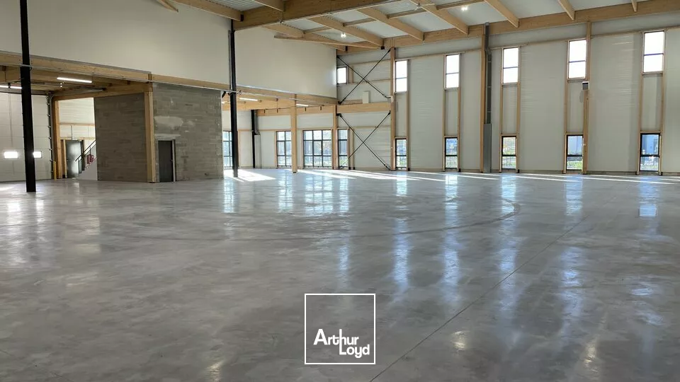 À louer - Cellule d'activité de 1 408 m² avec bureaux, quai et aire de manuvre - Parc neuf certifié à Graveson