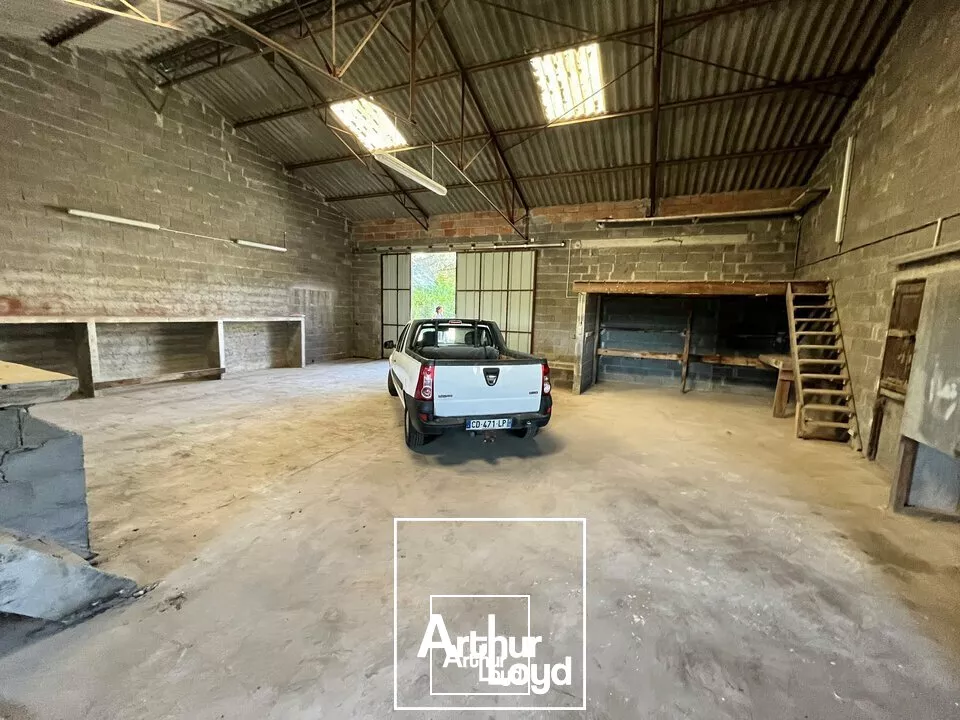 Local Industriel/Stockage 220 m² avec Deux Garages et Sous-Sol