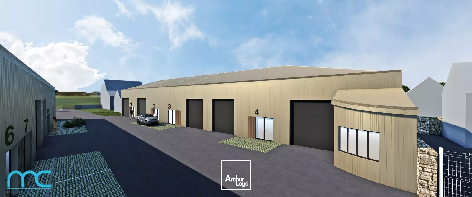 A LOUER - STOCKAGE - 89 M2 - TRIGNAC - bureaux