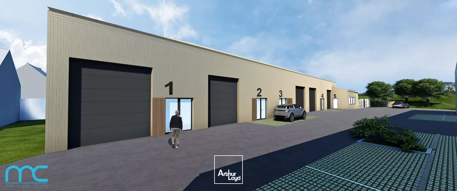 A LOUER - STOCKAGE - 89 M2 - TRIGNAC - bureaux