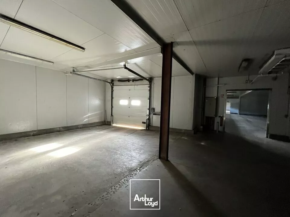 A LOUER LOCAL LOGISTIQUE AVEC RACKS ET QUAIS - POITIERS EST - 1330 m²