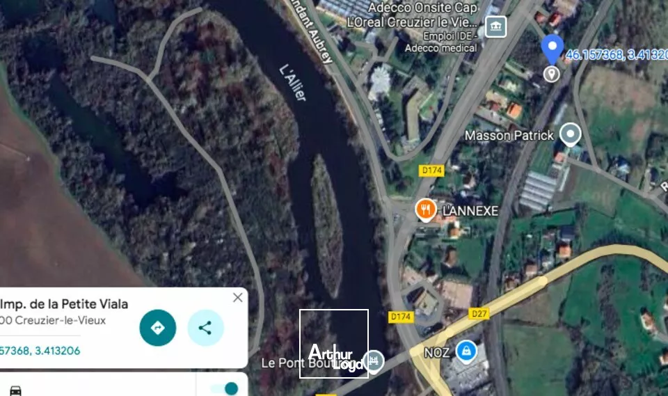 RARE ,TERRAIN VICHY RHUE