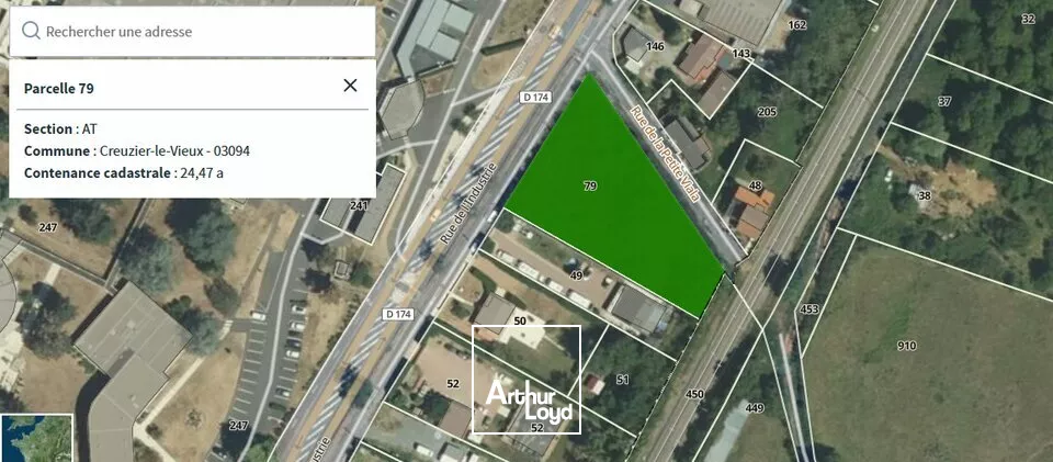 RARE ,TERRAIN VICHY RHUE