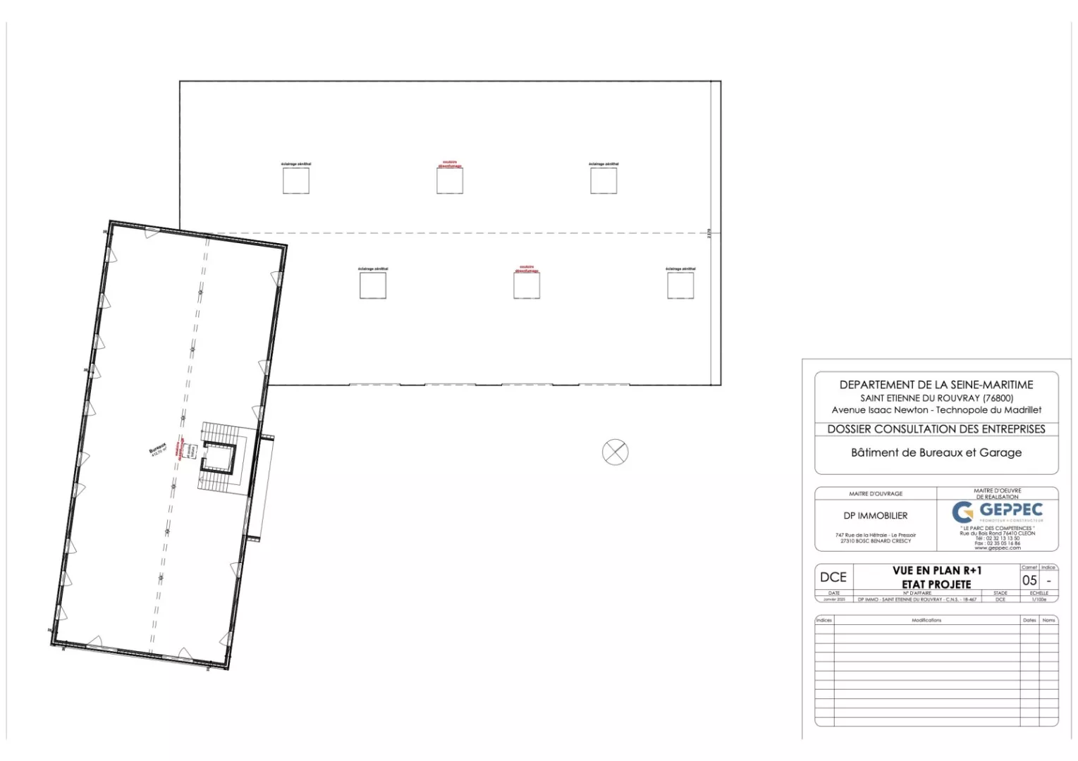 Locaux d'activité à vendre à SAINT ETIENNE DU ROUVRAY 76800