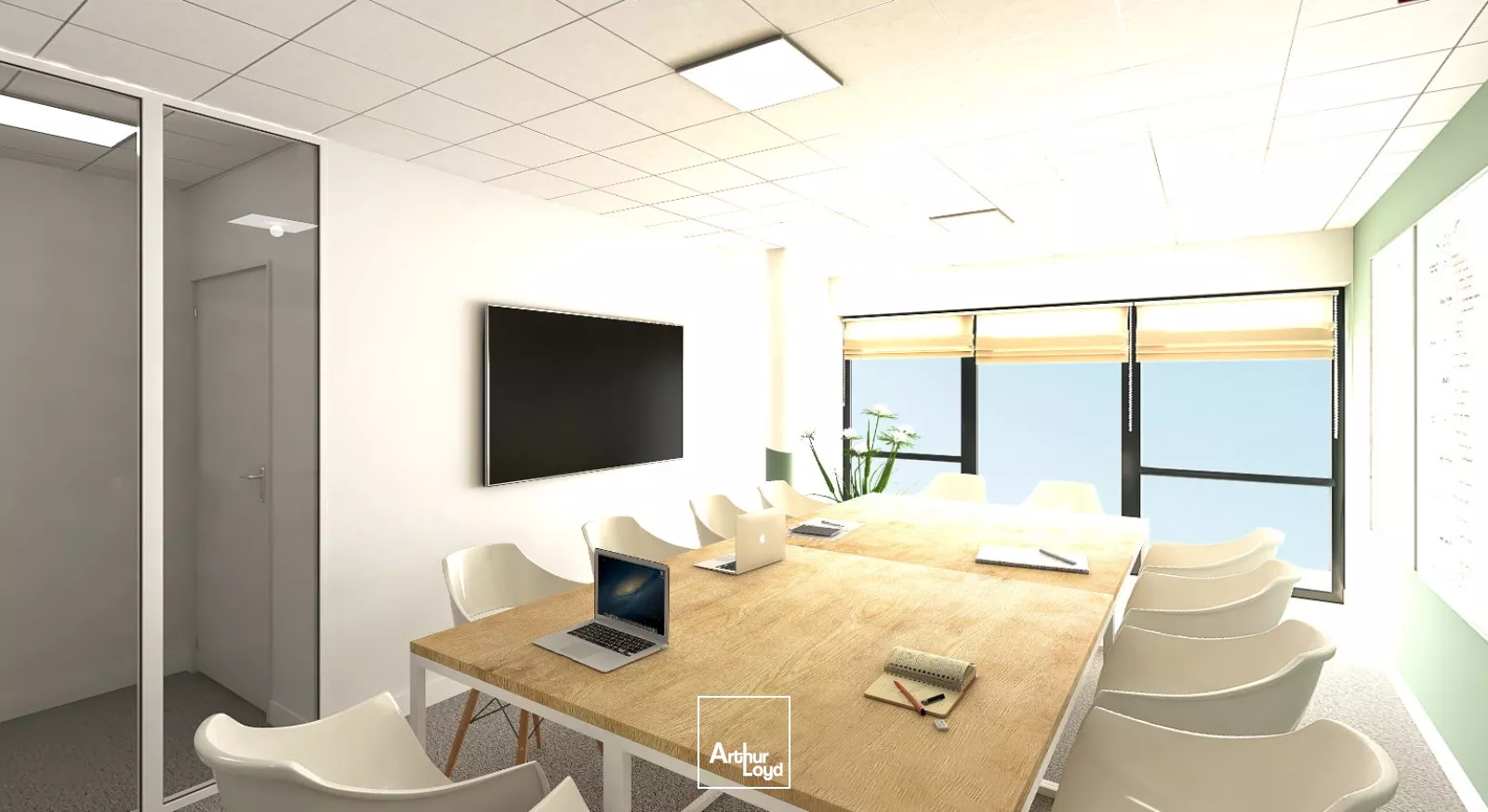 A vendre ou à louer plateaux de bureaux à Guipavas à proximité immédiate de l'aéroport