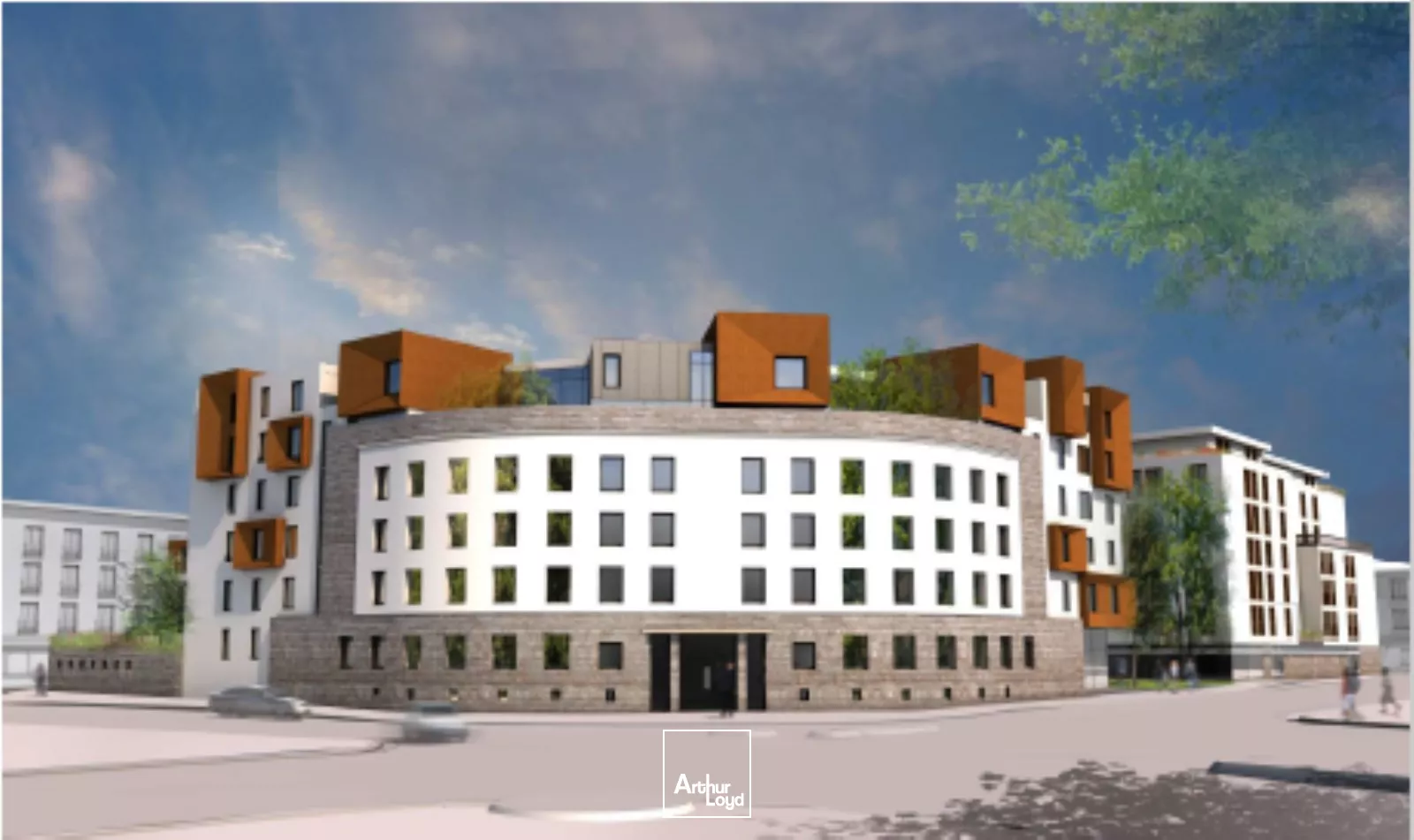 Local commercial à vendre à Brest quartier Harteloire hyper visibilité commerciale