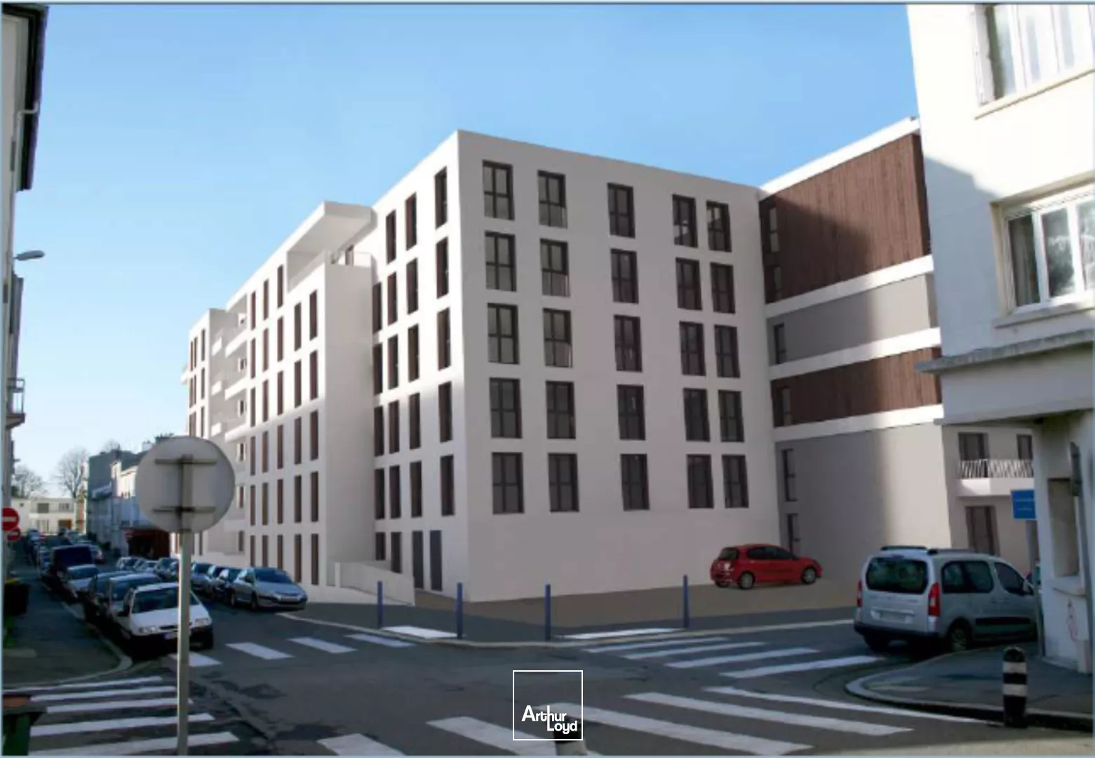 Local commercial à vendre à Brest quartier Harteloire hyper visibilité commerciale