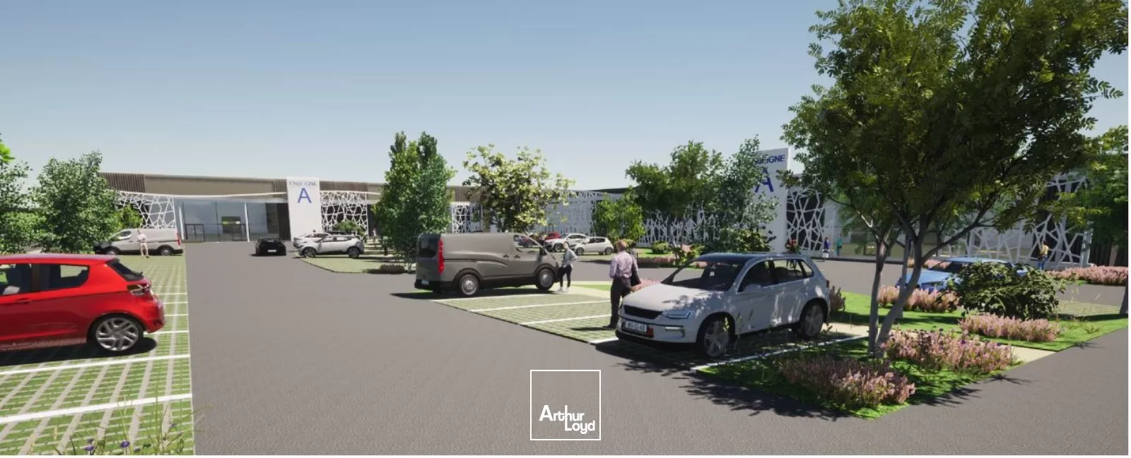 CELLULES COMMERCIALES A VENDRE A LOUER A PARTIR DE 549 M² ZONE DU LECK LANDERNEAU