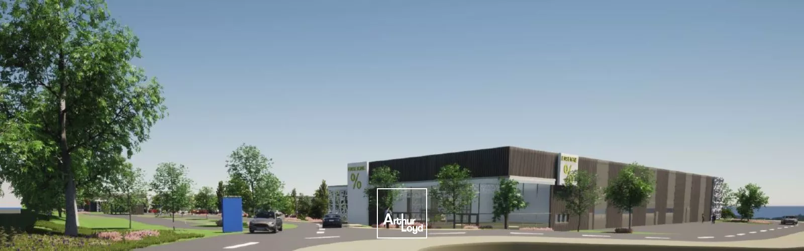 CELLULES COMMERCIALES A VENDRE A LOUER A PARTIR DE 549 M² ZONE DU LECK LANDERNEAU