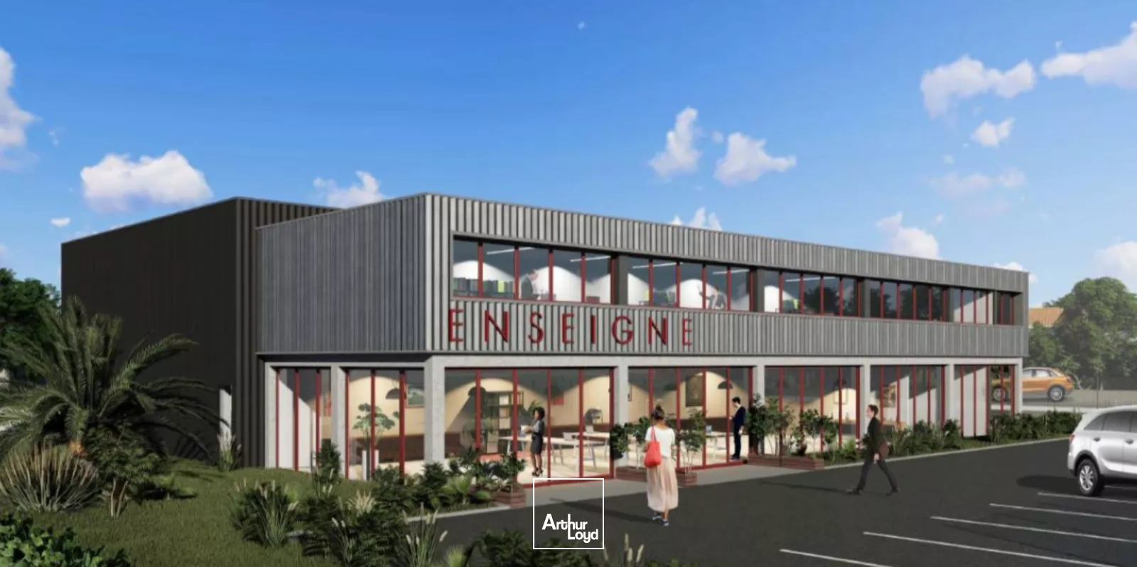 Cellule commerciale de 382 m2 -à Basse Goulaine.