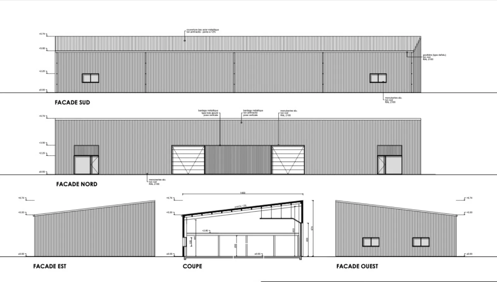A VENDRE - ATELIER - BUREAUX - NEUFS - PONTCHATEAU