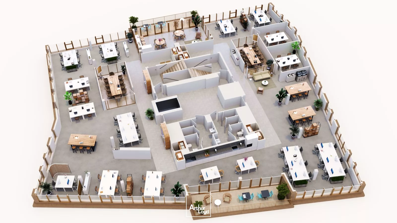 VENTE DE PLATEAUX DE BUREAUX NANTES CHANTRERIE