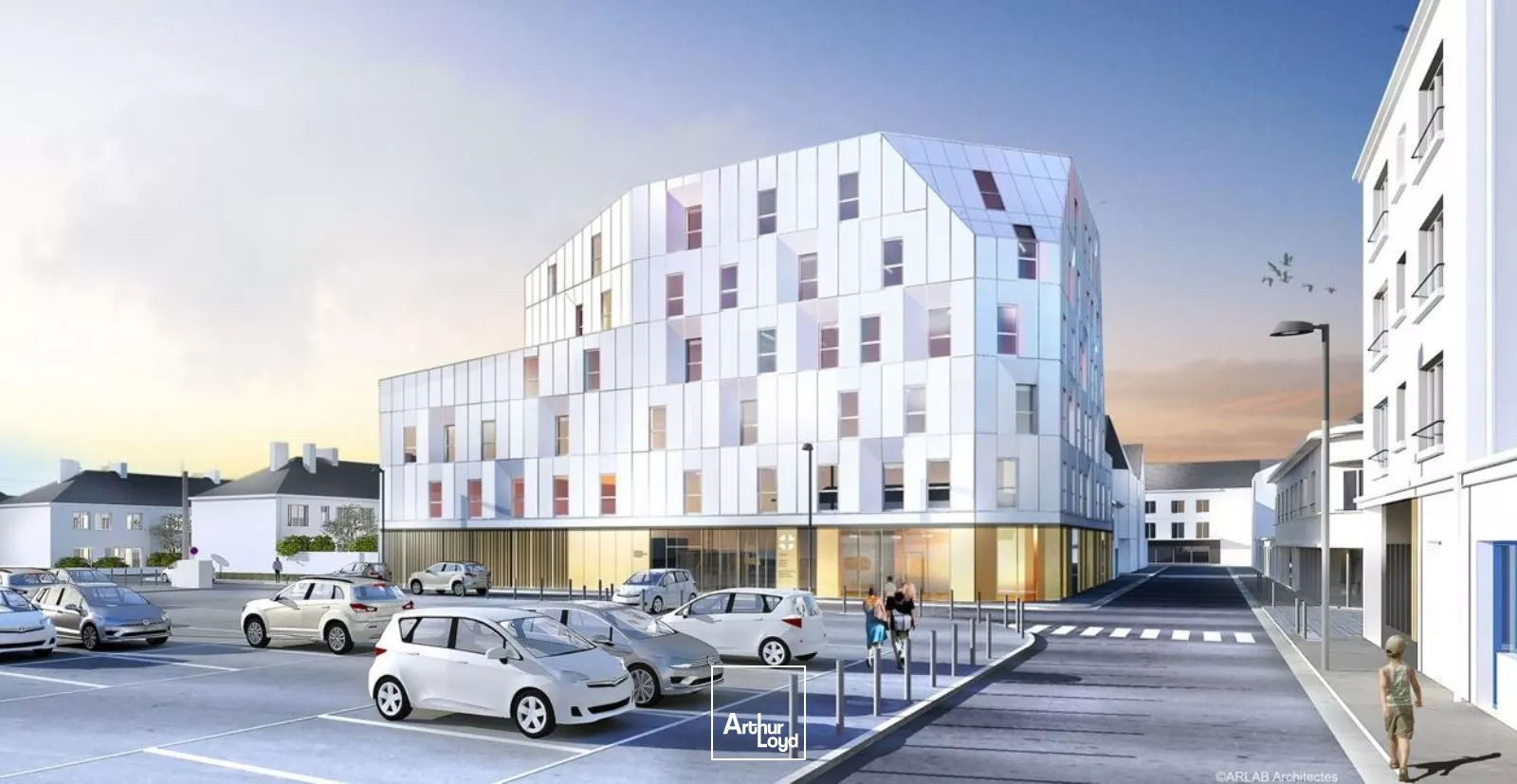 LOCATION BUREAUX SANTE ST NAZAIRE PARKING 