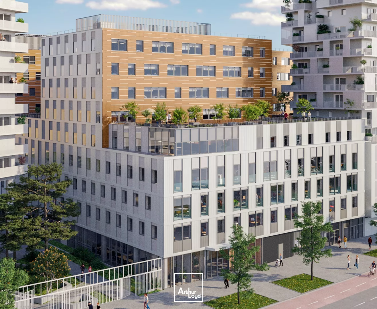 2 CELLULES COMMERCIALES À LOUER / RDC AGORA BUSINESS À LILLE CENTRE