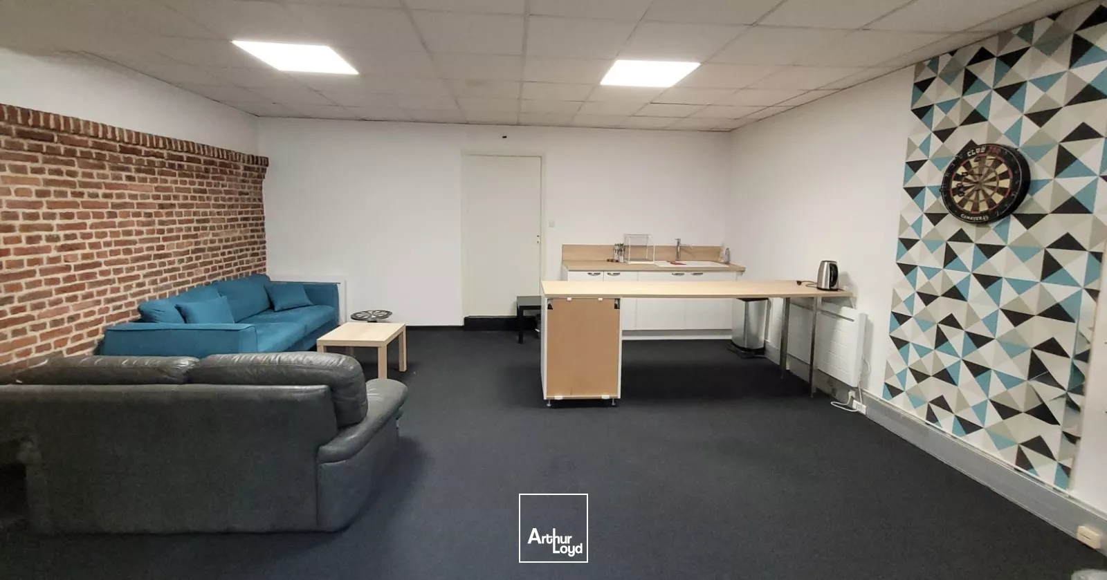 Bureaux à louer 105 m² - Parc de la Plaine Villeneuve d'Ascq, proche axes autoroutiers et transports en commun