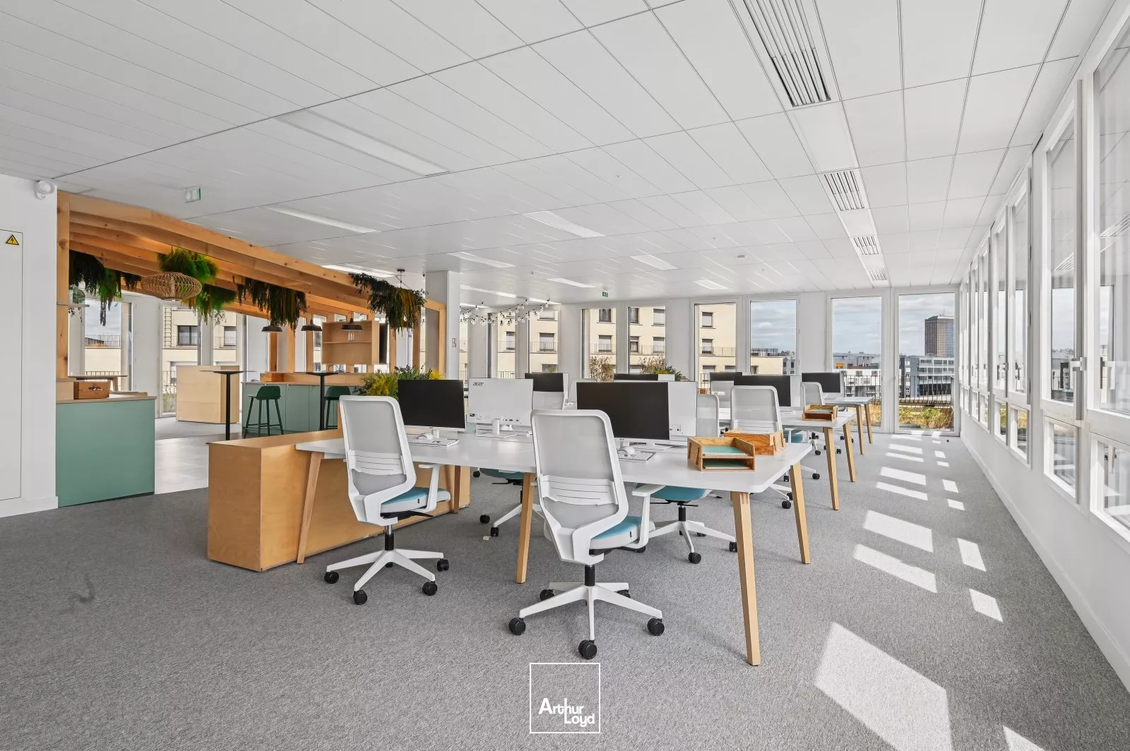 Immeuble neuf TRIBU - Bureaux à louer - Paris 19 - RER E - Tram